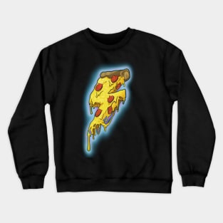 Neon•kitty•pepperoni•pizza•bolt Crewneck Sweatshirt